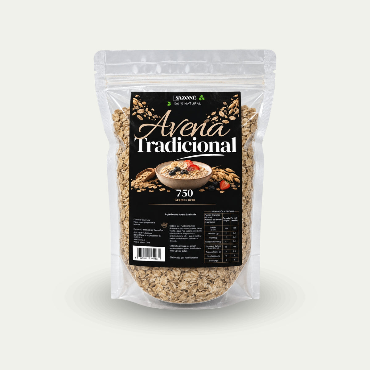 Avena Tradicional Sazoné — 750 g 🌾
